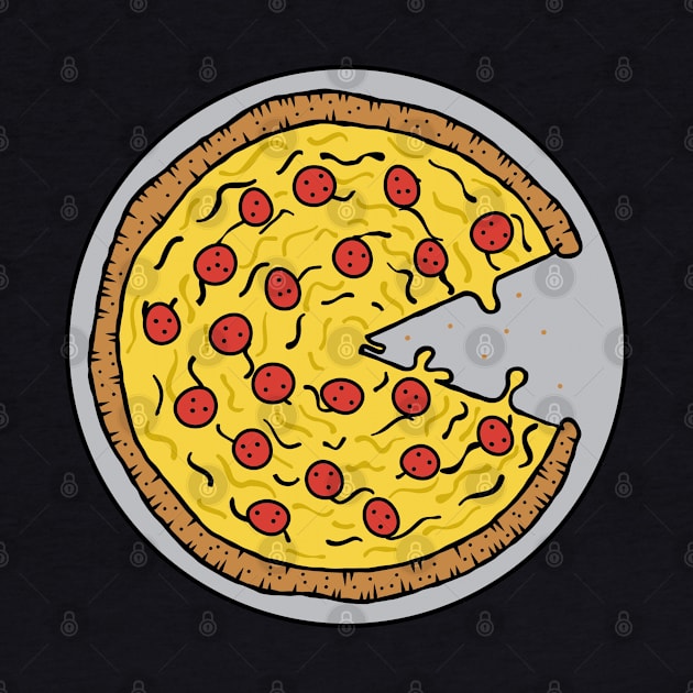 Pacman Pizza by alexcutter